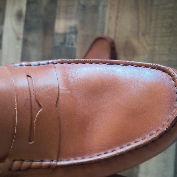 Vince Camuto Esmail Driving Loafer Cognac Sz 12 Men - Picture 6 of 17